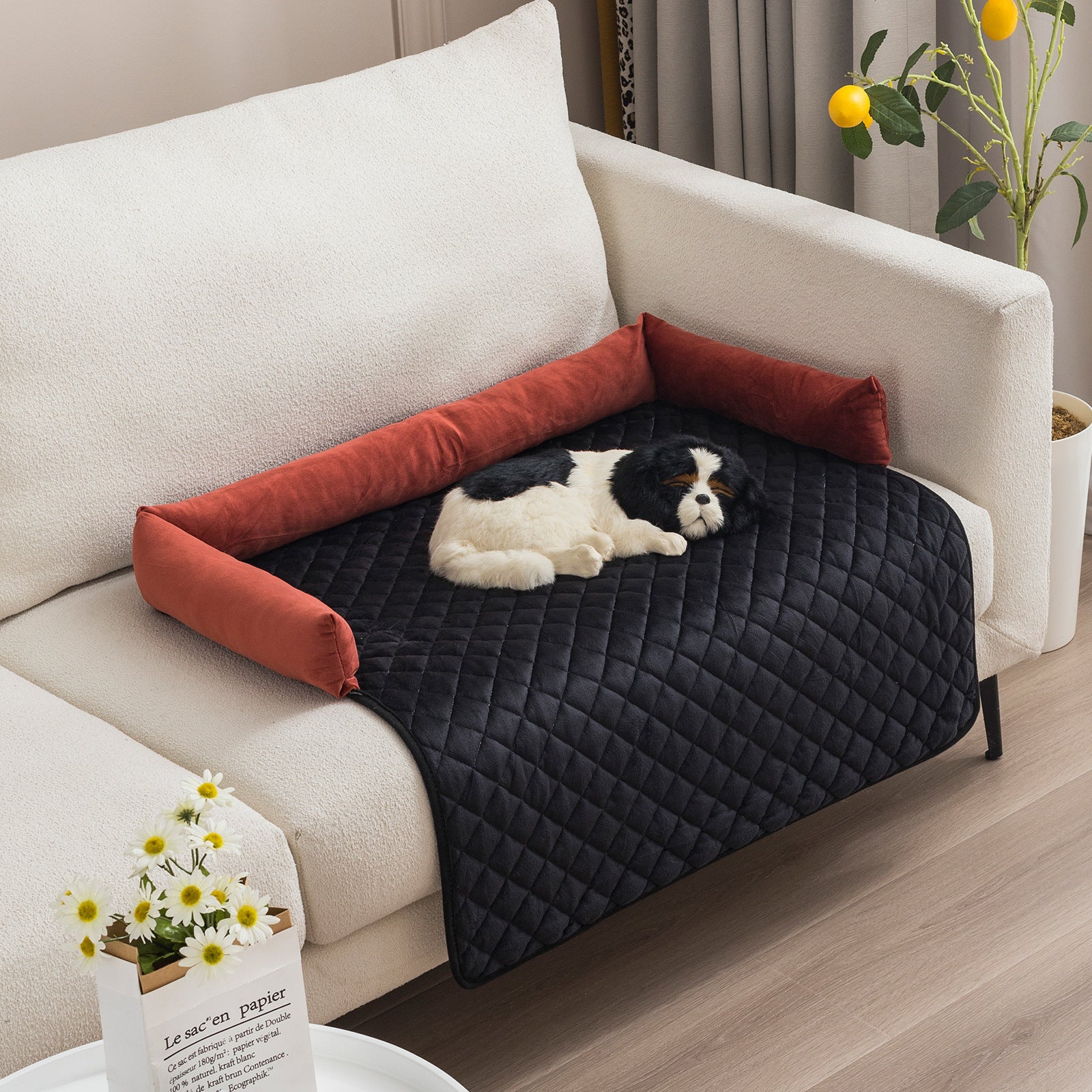 CozyPaws Pet Sofa Bed – Comfy for Dogs & Cats