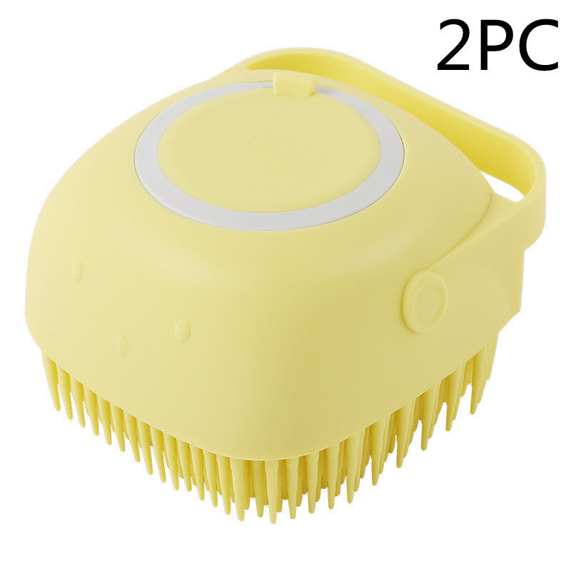 Silicone Dog Bath Gloves – Grooming & Massage Brush
