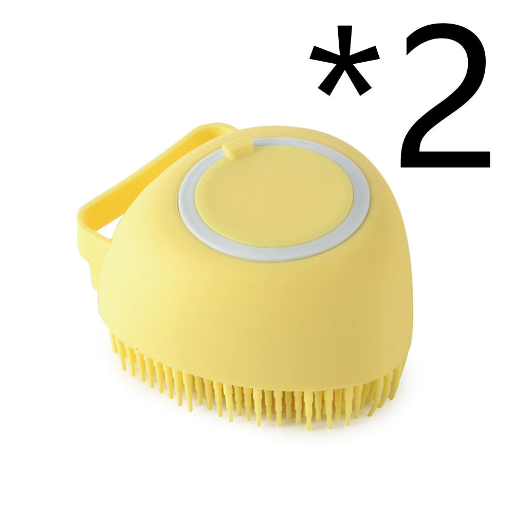 Silicone Dog Bath Gloves – Grooming & Massage Brush