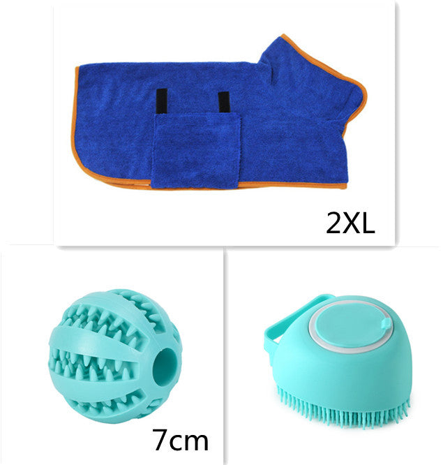 Silicone Dog Bath Gloves – Grooming & Massage Brush