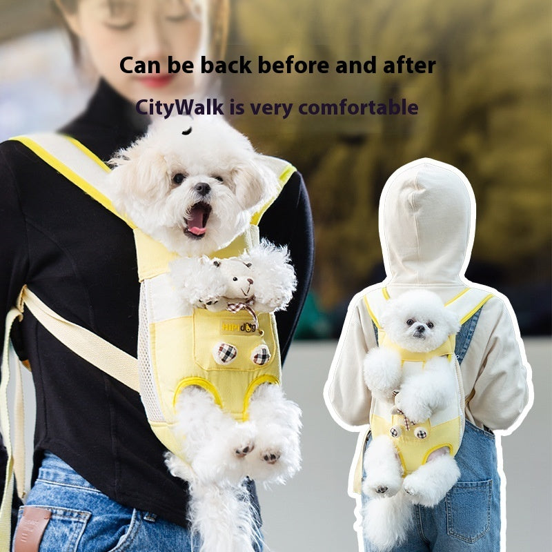 Cute Cartoon Chest Bag For your Puppy– Portable & Lightweight