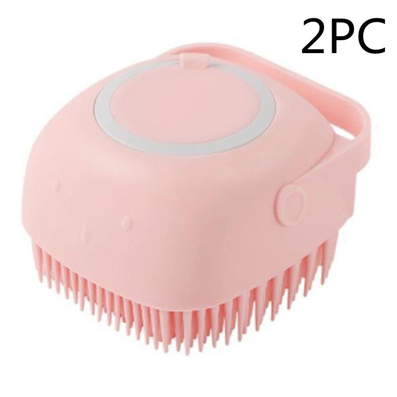 Silicone Dog Bath Gloves – Grooming & Massage Brush