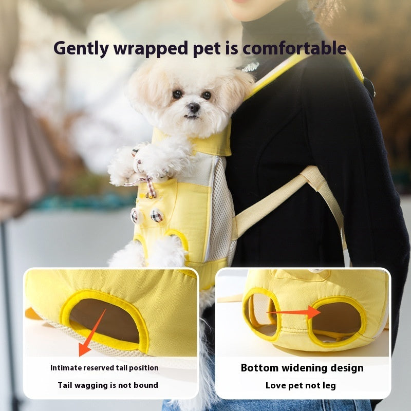 Cute Cartoon Chest Bag For your Puppy– Portable & Lightweight