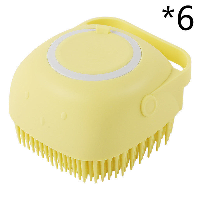 Silicone Dog Bath Gloves – Grooming & Massage Brush