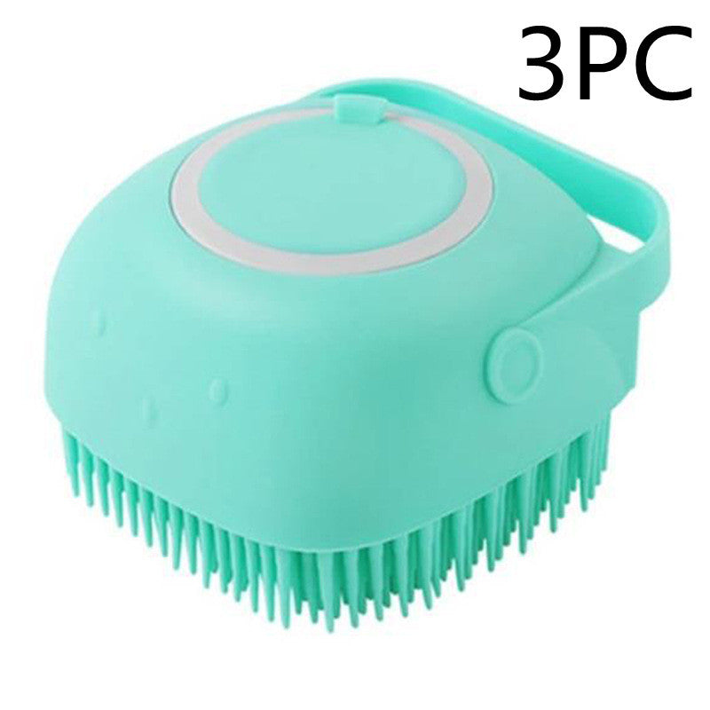Silicone Dog Bath Gloves – Grooming & Massage Brush