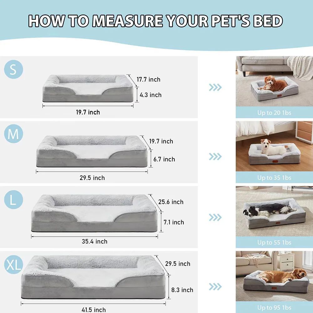 High Quality Cozy Waterproof Dog Sofa Bed for Cats & Dogs
