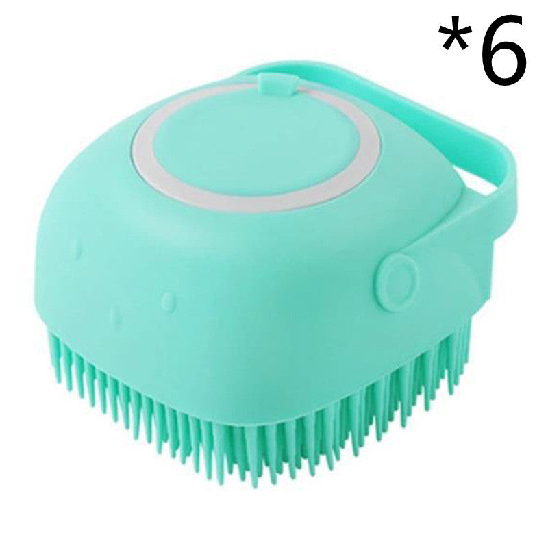 Silicone Dog Bath Gloves – Grooming & Massage Brush