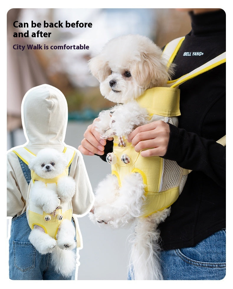Cute Cartoon Chest Bag For your Puppy– Portable & Lightweight