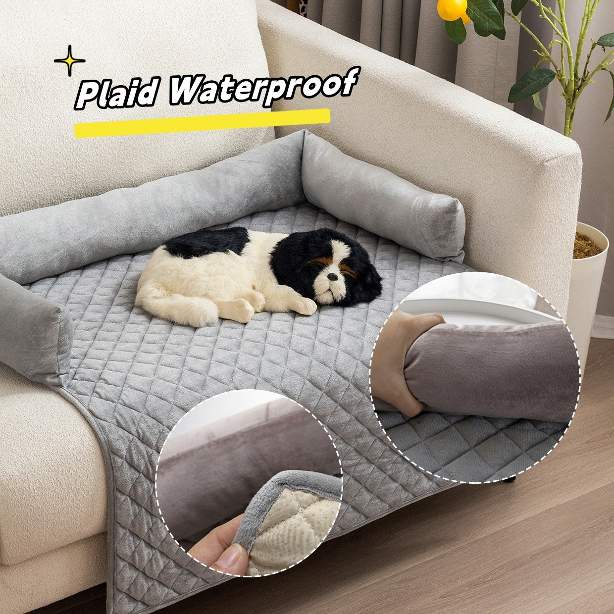 CozyPaws Pet Sofa Bed – Comfy for Dogs & Cats