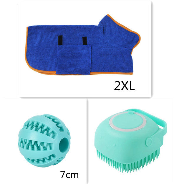 Silicone Dog Bath Gloves – Grooming & Massage Brush